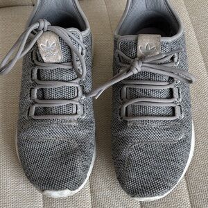Adidas Charcoal Knit Sneakers
